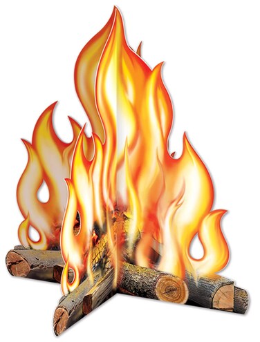 Beistle 3D Campfire Centerpiece