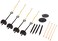 Park  Sun Sports Outdoor Volleyball BeachSand Adaptor Kit with Ground Stakes Auger Anchor Set Blue