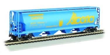 Bachmann Trains  Canadian 4 Bay Cylindrical Grain Hopper  Alberta  Edmonton  HO Scale