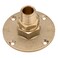 HomeFlex 11464005 12Inch Brass Corrugated Stainless Steel Tubing x MIPT Termination Flange