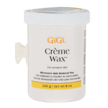 GiGi Crme Wax for Sensitive Skin  Microwave Hair Removal Wax 8 Ounces