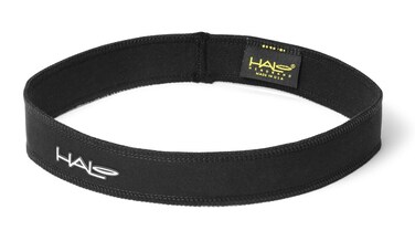 HALO Headband Sweatband Slim 1Inch Black HSBLACK1