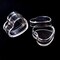 48 New Empty Clear 5 Gram Plastic Heart Shape Pot Jars Cosmetic ContainersBH000393