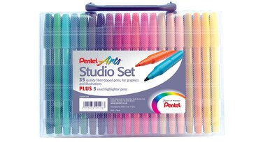 Pentel S360PP35A Arts Studio Set
