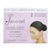 JacONet Tiny Mesh Hair Net  Chignon Bun Size Dark Brown 2 Nets Per Pack 1 Pack