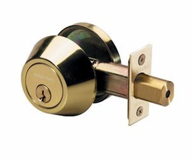 Master Lock DSO0603 Keyed Deadbolt Polished Brass