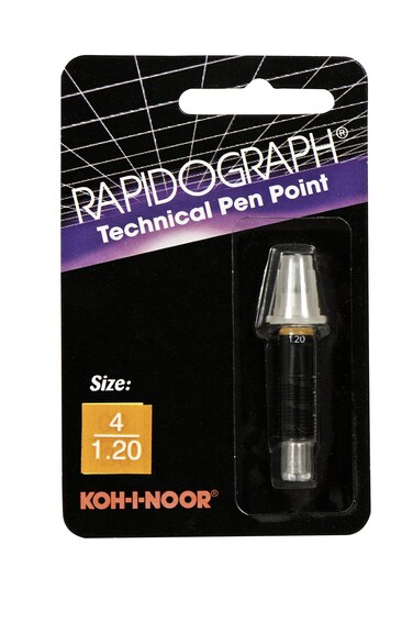 KohINoor Rapidograph Stainless Steel Replacement Point 120mm 1 Each 72D4