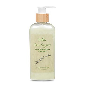 Shira Shir Organic Eucalyptus Cleanser Hydrating Facial Cleanser for Normal to Oily Skin Antibacterial Acne Cleanser with Eucalyptus 200 ml
