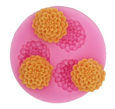 mini flower Fondant Mold Silicone Sugar mold Craft Molds DIY gumpaste flowers Cake Decorating F154