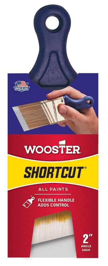 Wooster Brush Q32112 Shortcut Angle Sash Paintbrush 2Inch White