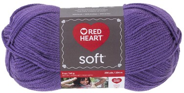 RED HEART Soft Yarn Lavender