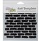 Crafters Workshop Crafters Workshop Template 6 by 6Inch Bricks