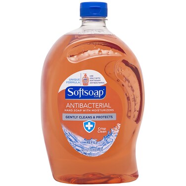 Softsoap Antibacterial Crisp Clean Hand Soap Refill 56 Ounce