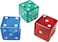 Teacher Created Resources Dice Within Dice Pack of 9Red Green Blue White 1