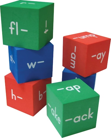 Teacher Created Resources 20633 Foam Word Families Cubes