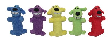 Multipet International Original Loofa Dog Mini 6Inch Dog Toy Assorted colors