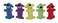 Multipet International Original Loofa Dog Mini 6Inch Dog Toy Assorted colors