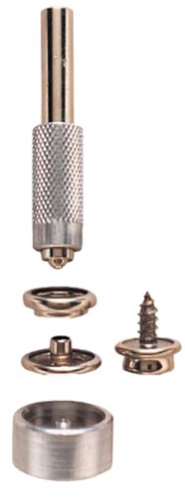 General Tools 1267 Screw Snap Fastener Kit with 6 FastenersSilver
