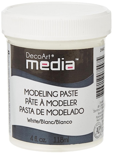 DecoArt Media Modeling Paste 4Ounce White
