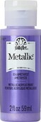 FolkArt Metallic Acrylic Paint in Assorted Colors 2 Ounce 654 Amethyst