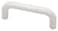 Brainerd P604AAVWC7 3Inch Plastic Kitchen or Furniture Cabinet Hardware Drawer Handle Wire Pull White