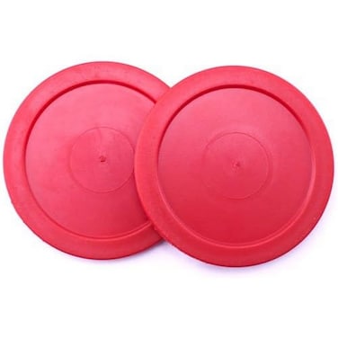 Brybelly Air Hockey Pucks  Accessories for Game Room Gaming Tabletop for Kids  Adults  25 Inch Small  2 Pucks