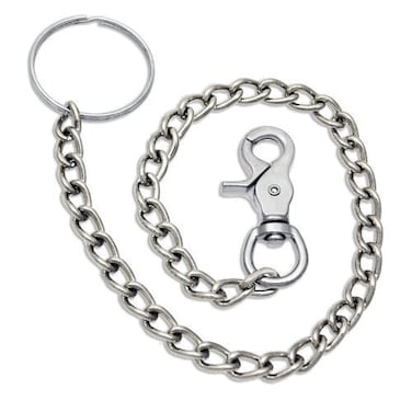 18 Chrome Steel Wallet Chain Trigger Snap Hook