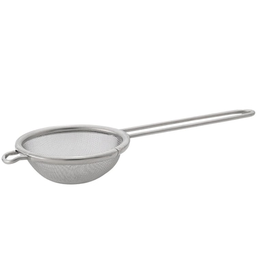 HIC Kitchen Fine Mesh Strainer with Helper Handle 188 Stainless Steel 275Inch