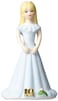 Enesco Growing Up Girls Blonde Age 10 Porcelain Figurine 55 Bluepink