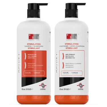 DS Laboratories Revita Shampoo and Conditioner Set Hair Thickening Shampoo and Conditioner to Support Hair Growth Sulfate Free Shampoo and Conditioner with Biotin Caffeine  DHT Blocker Hair Care