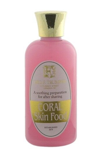 Geo F Trumper Coral Skin Food 100ml Travel Bottle