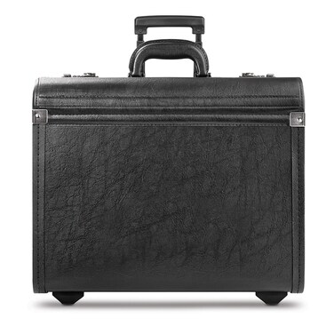 Solo Lincoln Hard Sided Rolling Catalog Case Black