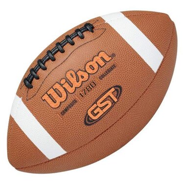 Wilson GST Composite Football  Official Size Tan