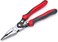 Crescent 9 Pro Series Long Nose Compound Action Dual Material Pliers  PS6549C Black full size