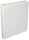 Business Source 09953 View Binder w 2 Inside Pockets 1Inch Capacity White
