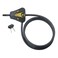 Master Lock 8419DPF Python Cable Lock with Key 1 Pack Black and Yellow 6 x 516 diameter