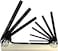EKLIND 20912 Steel Handle Foldup Hex Key allen wrench  9pc set SAE Inch Sizes 050316