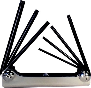 EKLIND 22571 Classic Steel Handle Foldup TORX star Key  7pc set T10T40