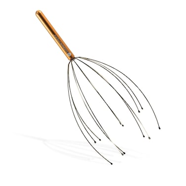 Body Back Scalp Massager Head Scratcher Manual Head Massager for Stress Relief Relaxing Scalp Scratcher Tingler for Gentle Hair Stimulation 1 Pack Color Varies