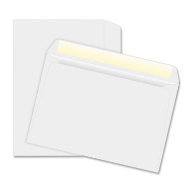 Quality Park Large FormatCatalog Envelopes Gummed White 6 x 9 500 per Box QUA37181