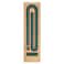 WE Games Classic Cribbage Set Solid Wood Tricolor Continuous 3 Track Board with Metal Pegs Family Games Living Room Decor Travel Games Outdoor Games Birthday Gifts 2 Player Games Card Games
