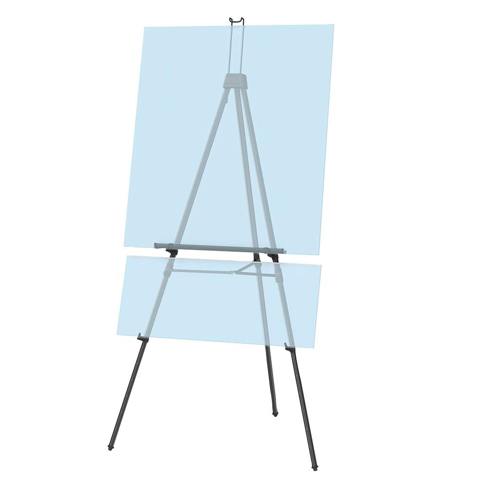 كوارتيت Quartet Easel Aluminum Heavy Duty Telescoping 66 Max Height Supports 45 Lbs 56ex 66 IN