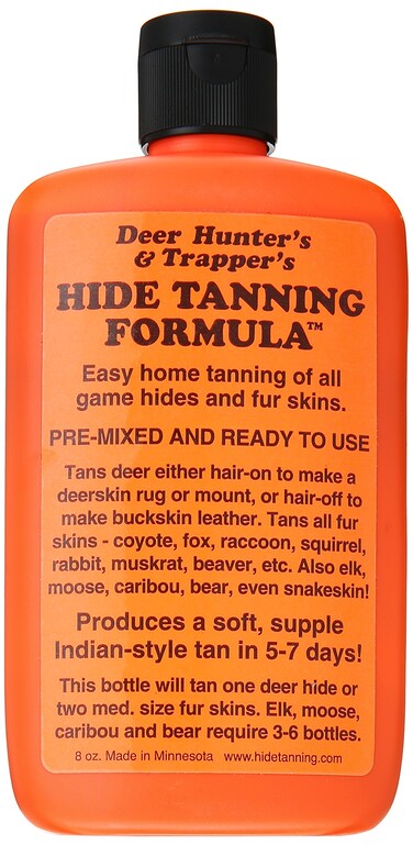 Hide and Deer Fur Tanning 8 Ounces