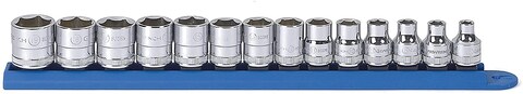 GEARWRENCH 14 Pc 38 Drive 6 Pt Standard Socket Set Metric  80552