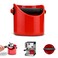 Dreamfarm Grindenstin Sturdy Compact Modern SpaceSaving Espresso Coffee Grind Knock Box  Red