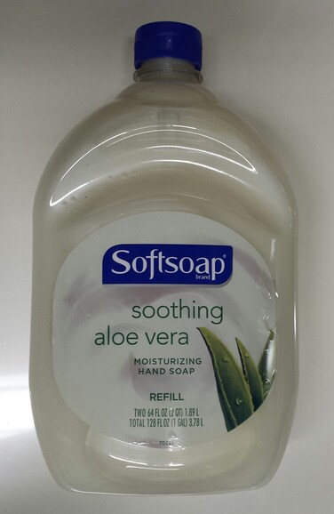 Softsoap Liquid Hand Soap Aloe Vera Moisturizing 64Ounce Refill Bottle