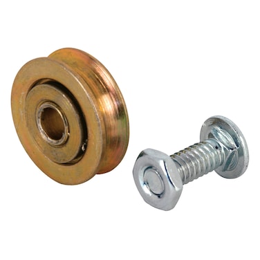 SlideCo 111894 Sliding Screen door High Density Polyethylene Roller Bolt Nut and High Density Polyethylene Bushing 2 Pack