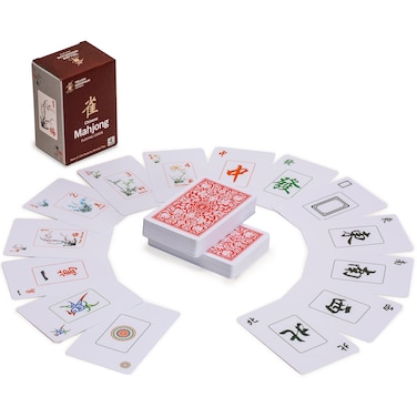Yellow Mountain Imports Chinese Traditional Mahjong Playing Cards  144 Card Set