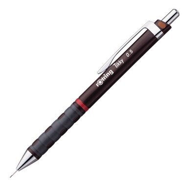 rOtring Tikky Mechanical Pencil 05 mm Burgundy Single 1904691