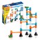 Quercetti Transparent Marble Run  45 Piece Basic Building Set  Classic Construction Toy Perfect for Beginners Ages 4 and Up Made in Italy